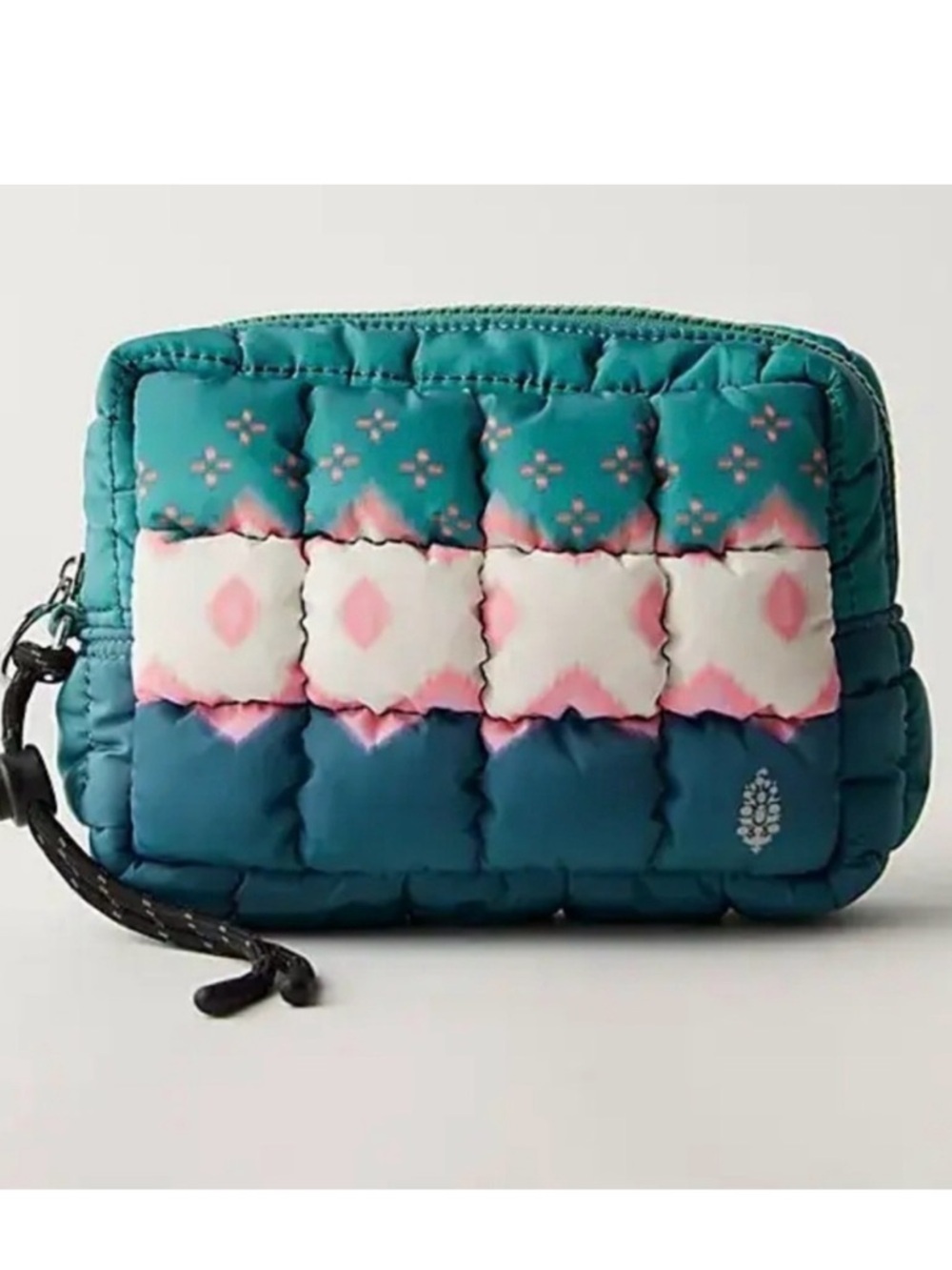 NWOT Free People FP Movement Printed Quilted Mini Case
